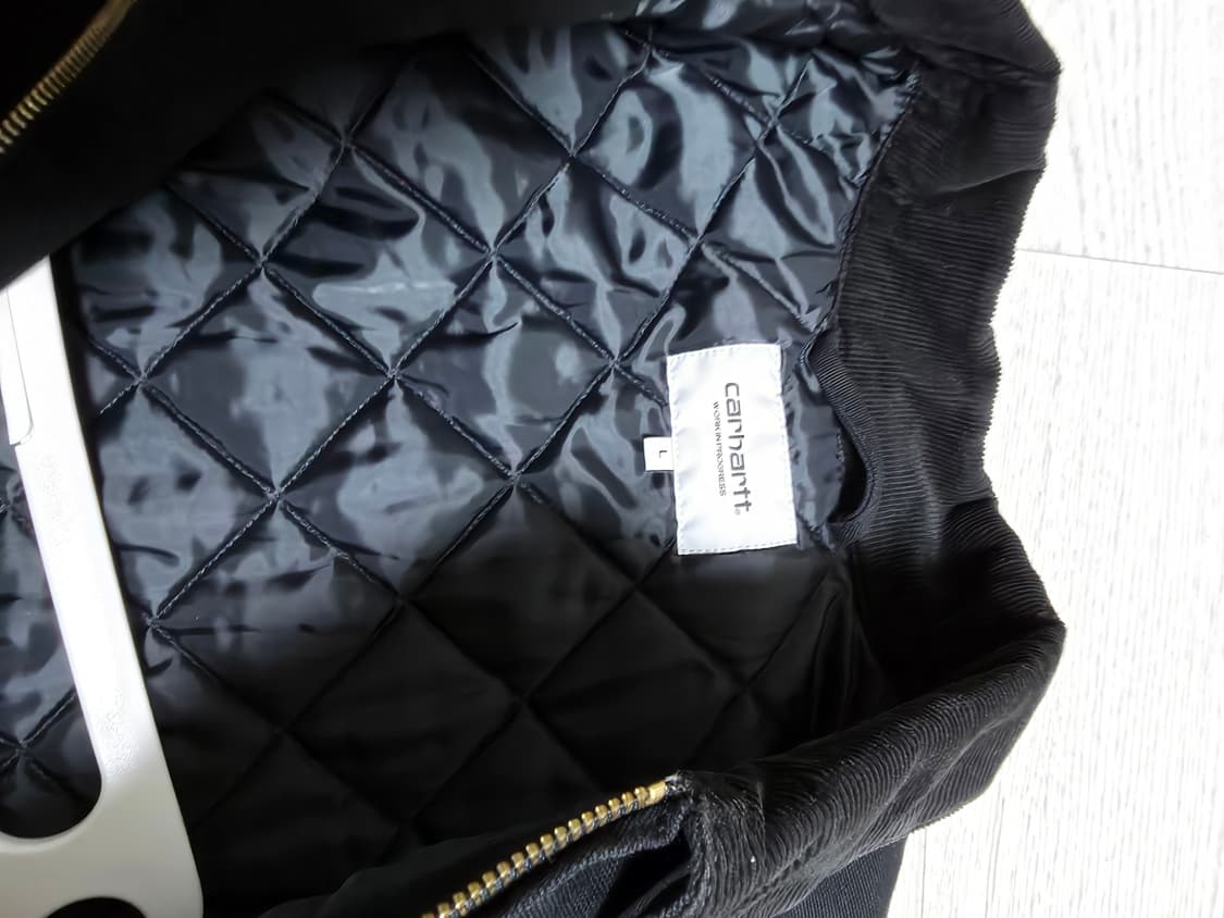 L) 칼하트 WIP OG 디트로이트 자켓 블랙 에이지드 캔버스 상품이미지4