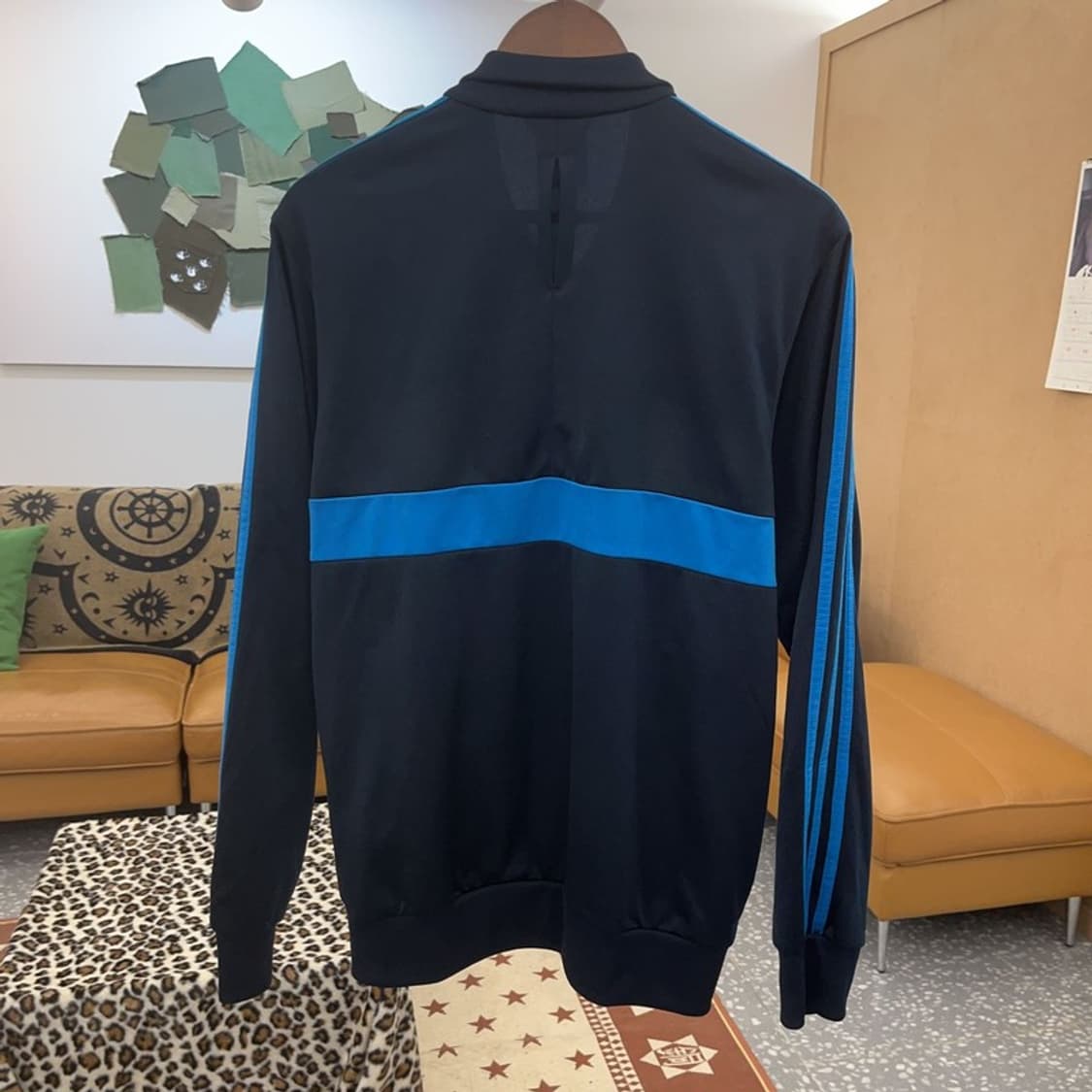 아디다스 레트로 희귀 아노깔 삼각로고 배색 져지 집업 95 C09048 상품이미지4