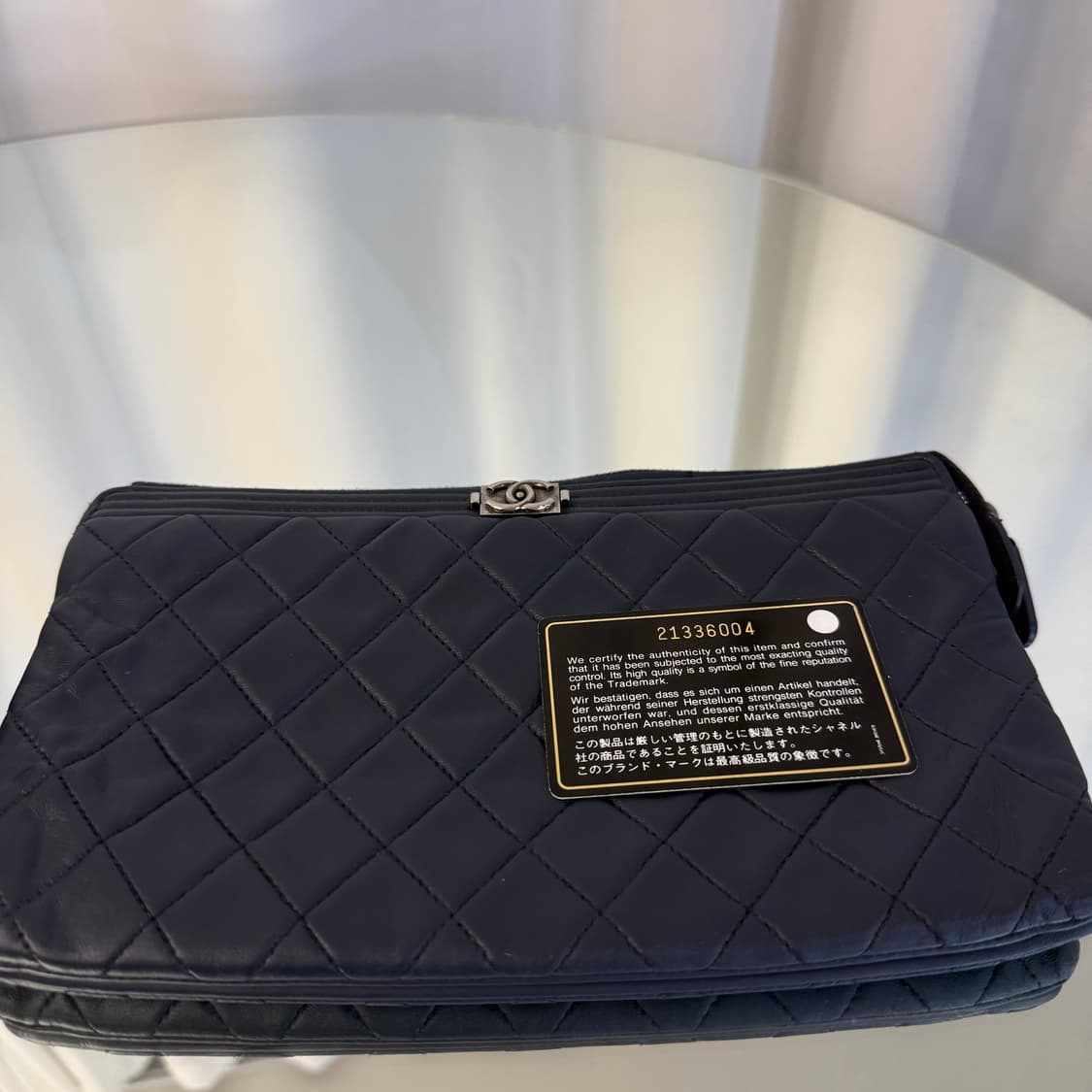 샤넬 램스킨 보이 더블 지퍼 파우치   상품이미지8