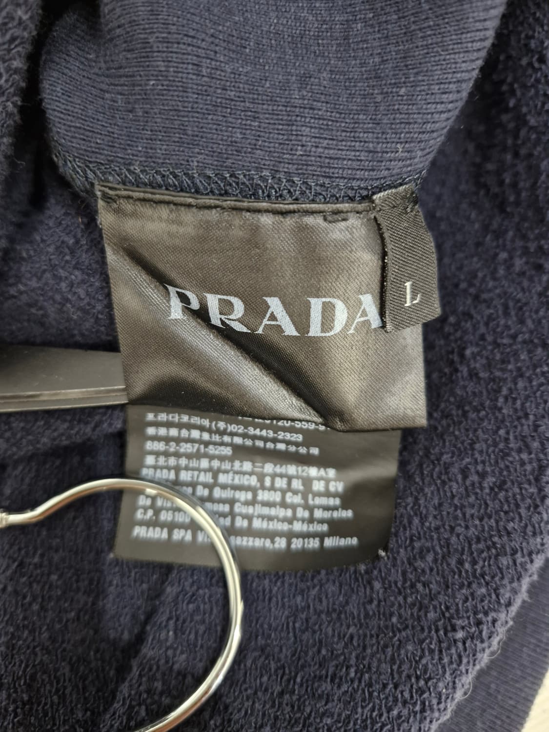 PRADA 프라다 후드티 네이비(L) 상품이미지6