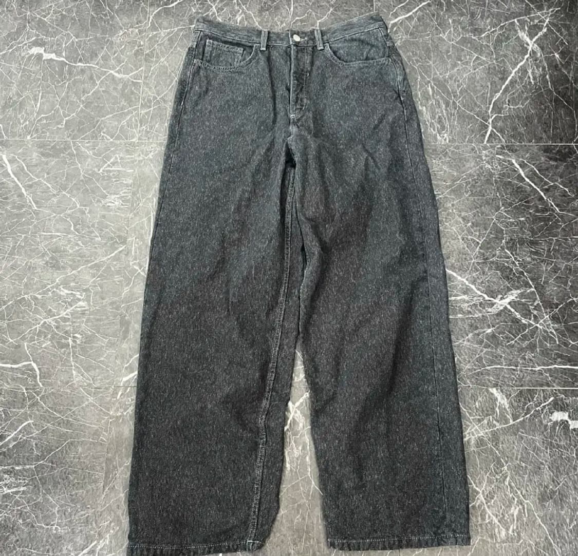 COS 코스 릴렉스드 와이드 레그 핏 데님팬츠 상품이미지4