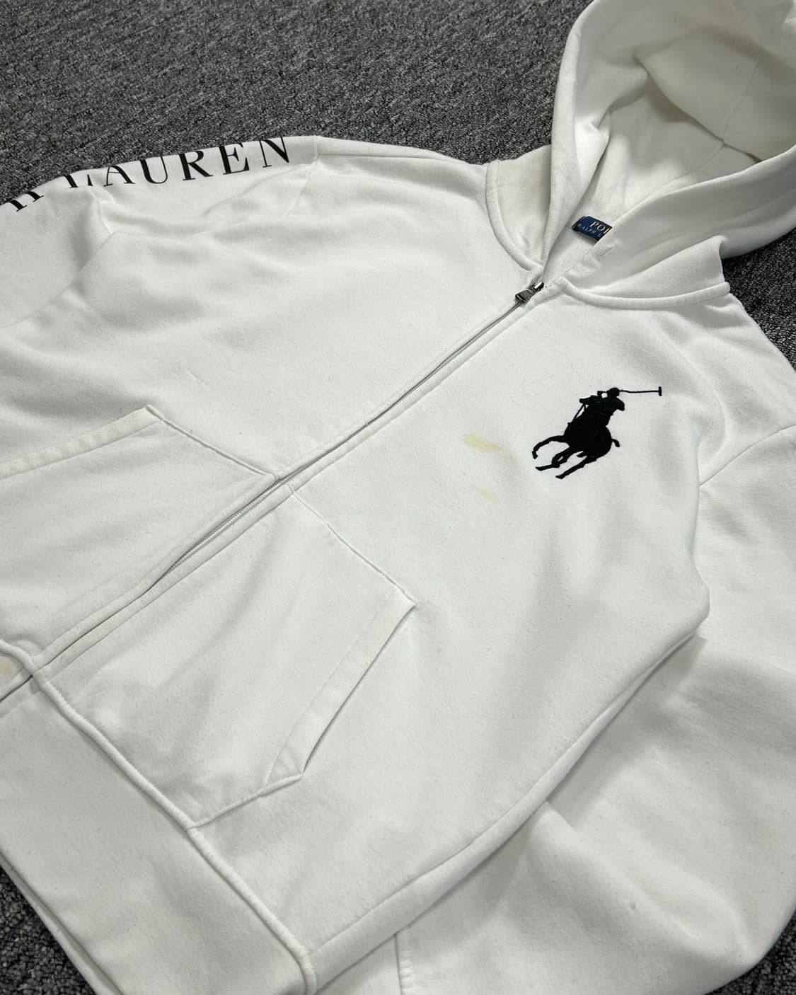폴로 랄프로렌 빅포니 레터링 후드집업 상품이미지3