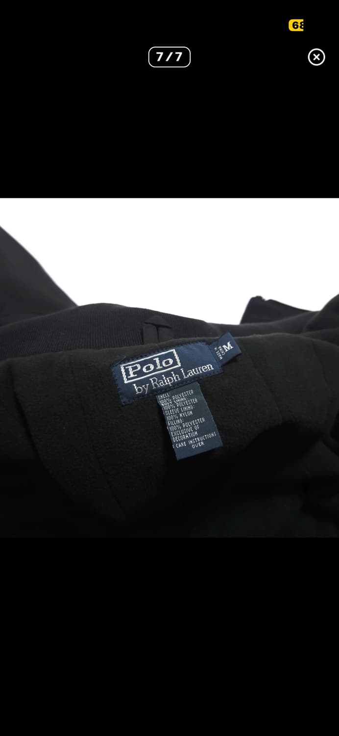 폴로 랄프로렌 폴리쉘 페리 기모 점퍼 자켓 블랙 상품이미지5