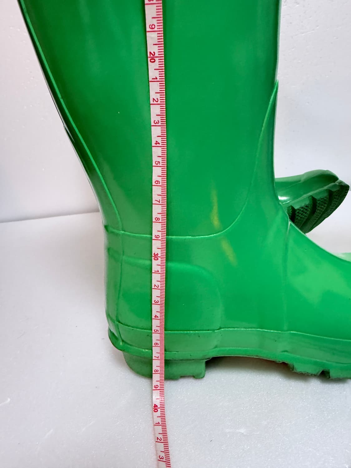헌터 레인부츠 오리지널 롱부츠 그린 컬러 포인트 235 상품이미지9