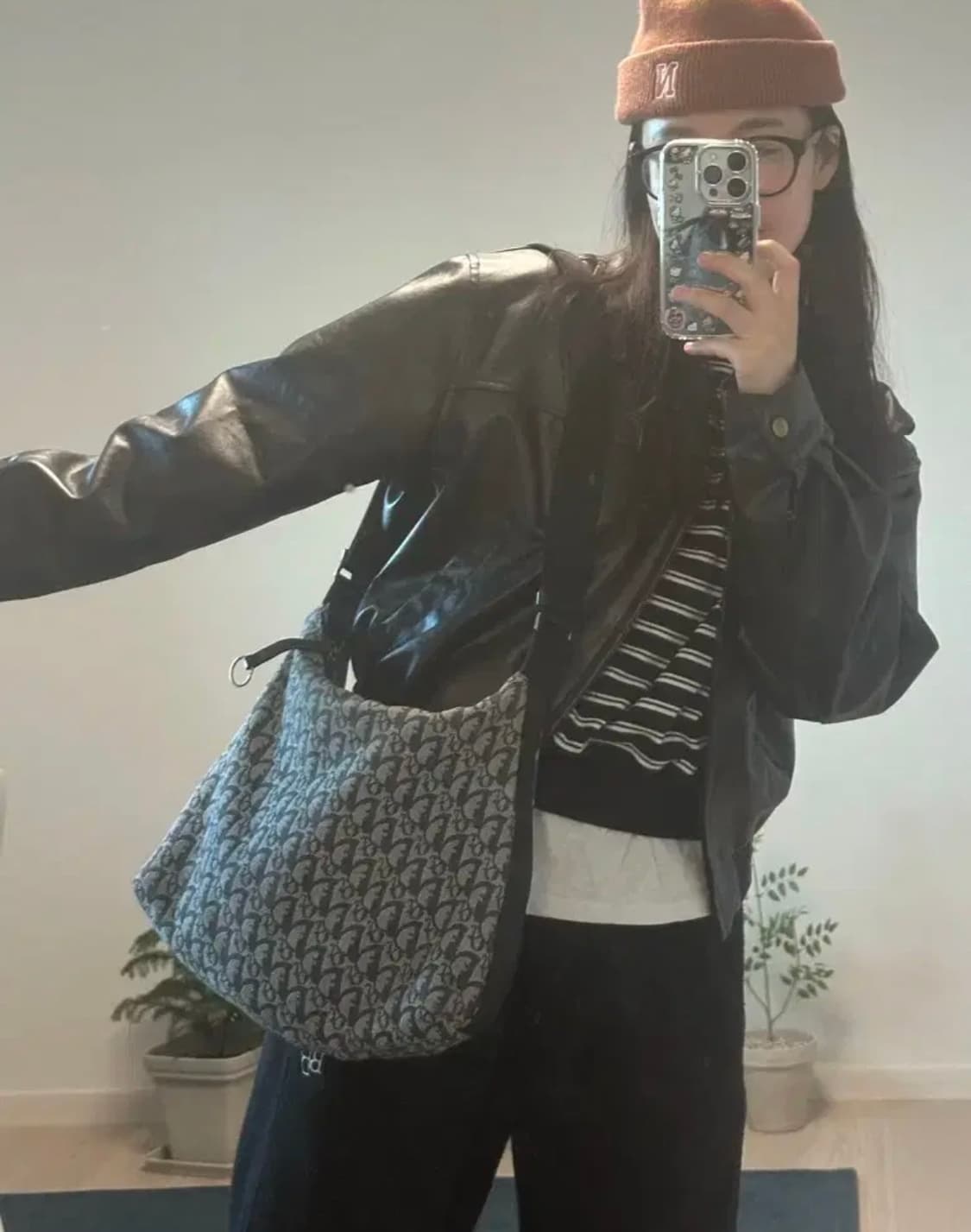 (남녀공용) 디올 빈티지 오블리크 크로스백 호보백 상품이미지1