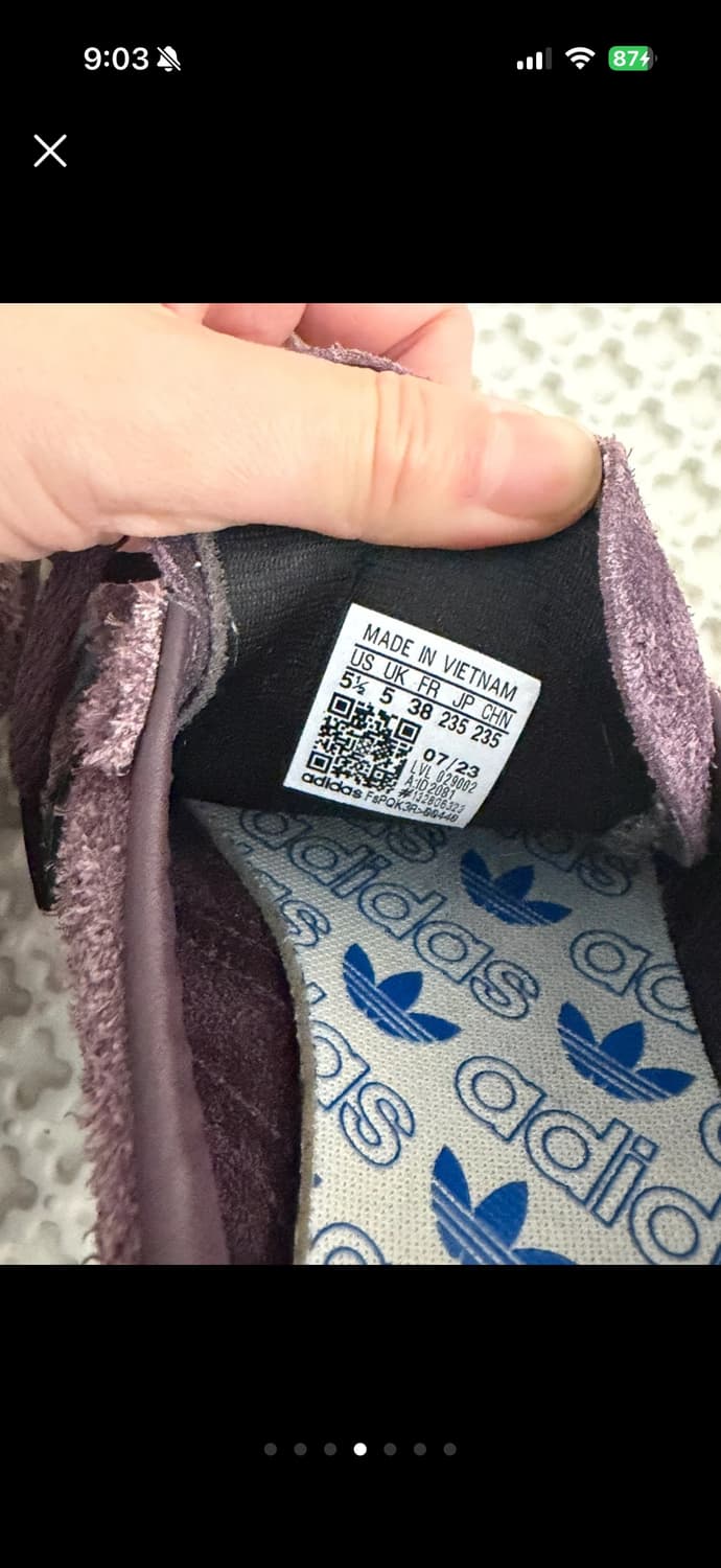 아디다스 스테이트 오리건 쉐도우 마룬 235 상품이미지4