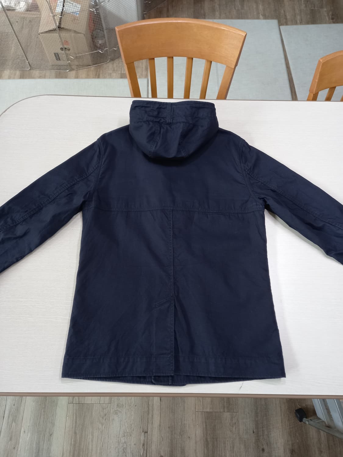 95-100 CLUB MONACO 면 후드집업 블랙 M-966 상품이미지2