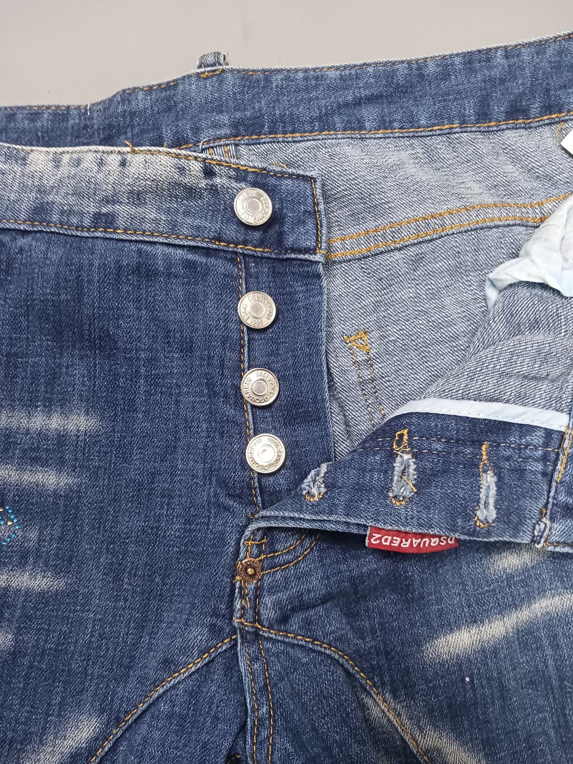 [36] 디스퀘어드2 링클프린팅 타이디바이커진 청바지 상품이미지6