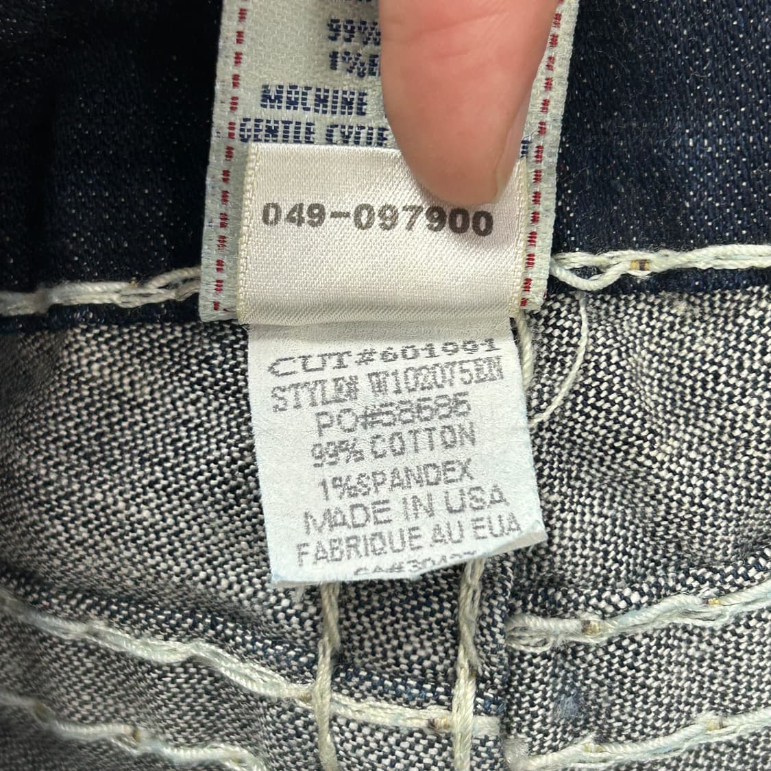 트루릴리전 조이 슈퍼티 스티치 데님팬츠(27) 상품이미지6