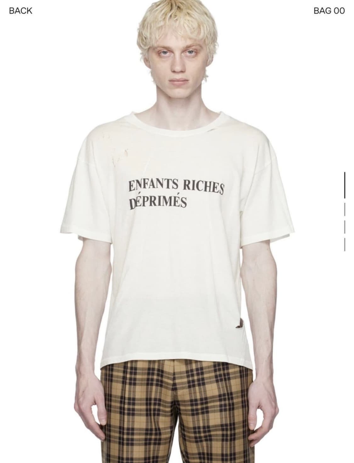 (L) 앙팡리쉬데프리메 ERD 클래식 로고 반팔 티셔츠 상품이미지1