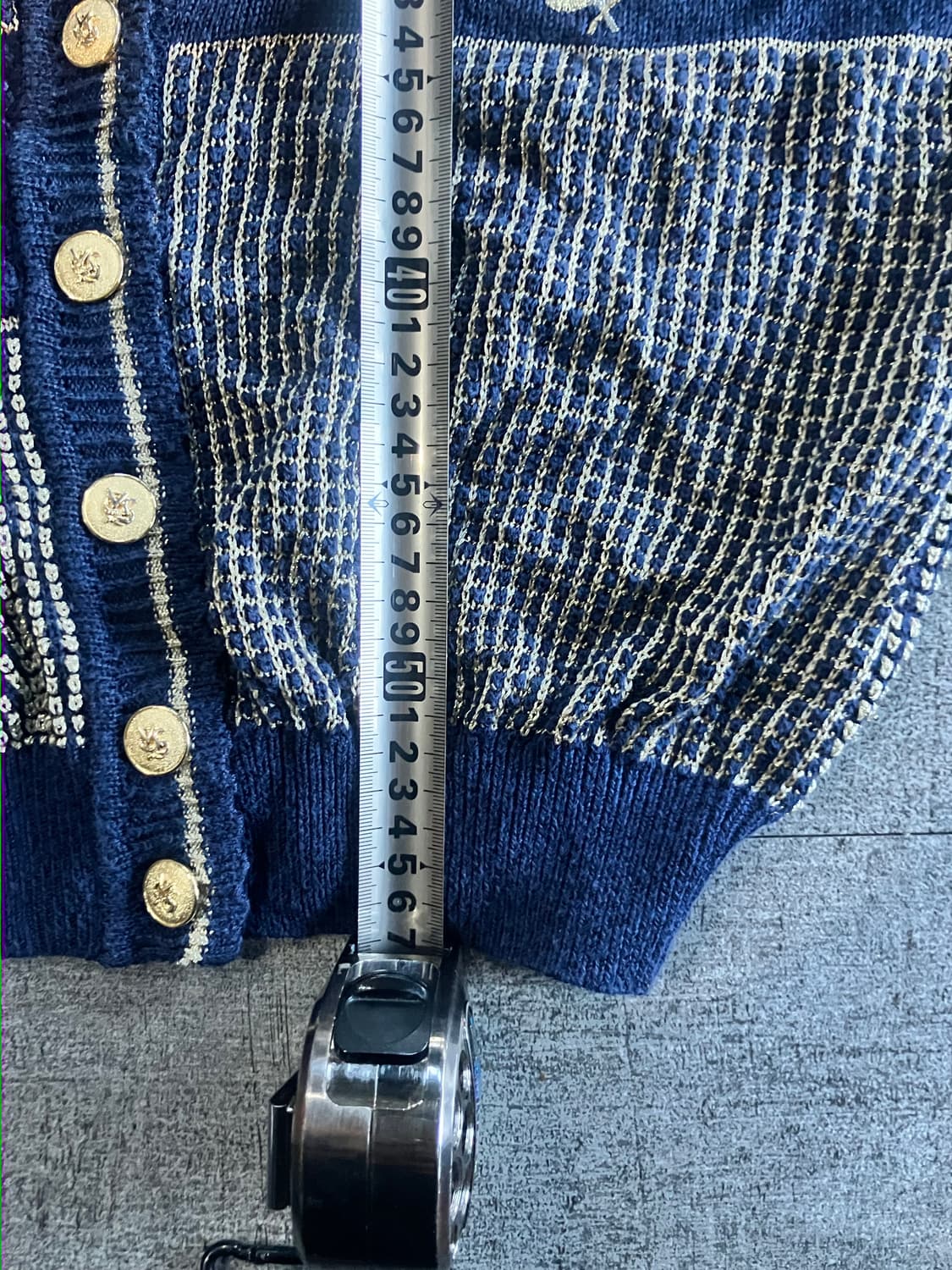 일본빈티지 Lemvrvis 올드스쿨아메카지 혁오풍 프레피룩 아방핏 가디건 상품이미지3