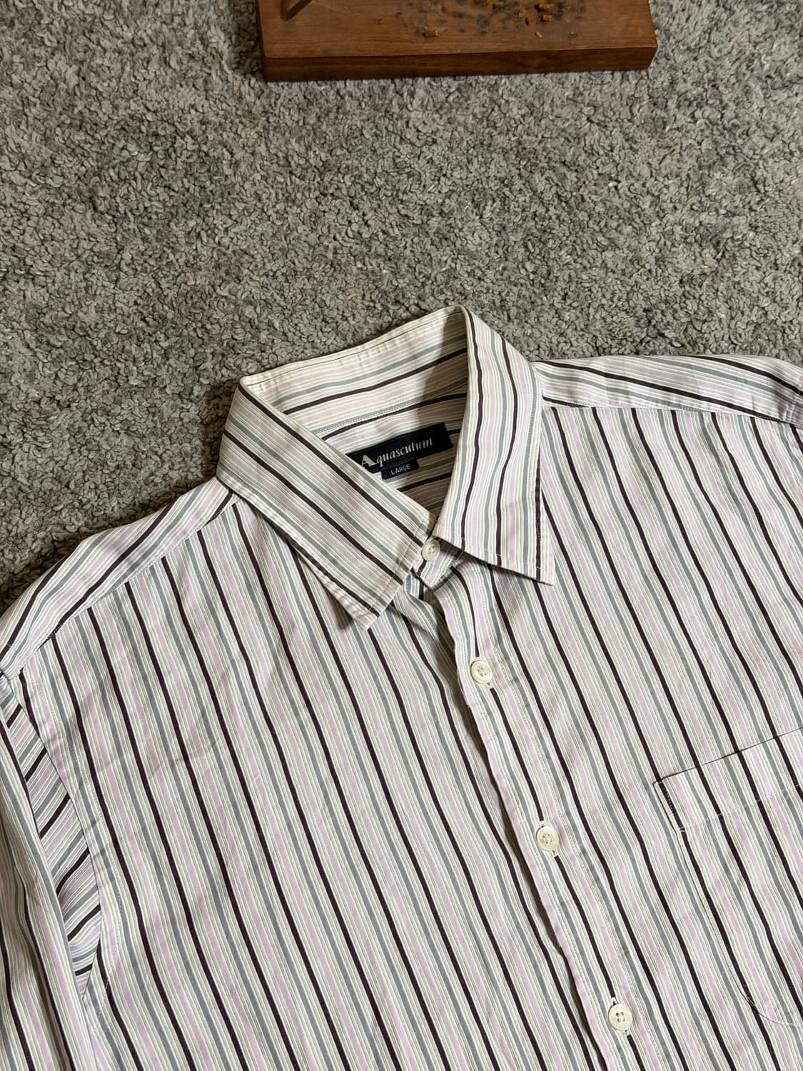 아쿠아스큐텀 클래식 스프라이트 셔츠 상품이미지2