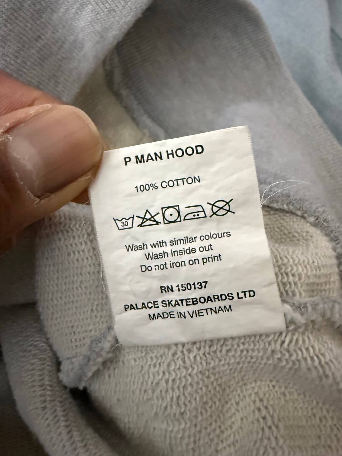 SS18 팔라스 P MAN 후드 그레이 상품이미지6