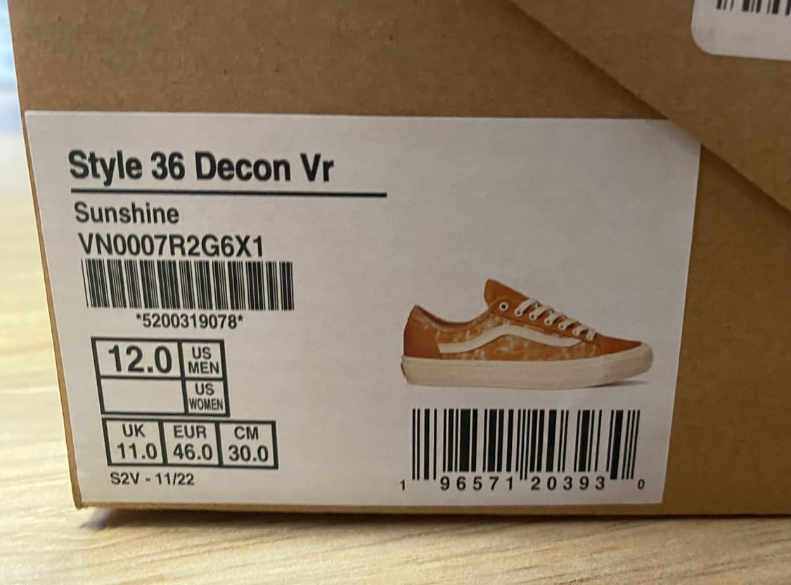 Vans 스타일 36 VR3 Sunshine 300mm 상품이미지1
