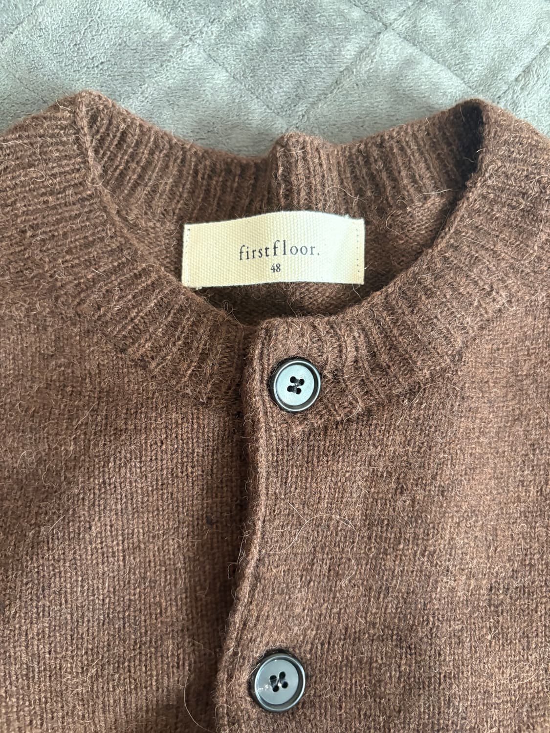 [48] 퍼스트플로어 베이비 알파카 홀가먼트 가디건 상품이미지4