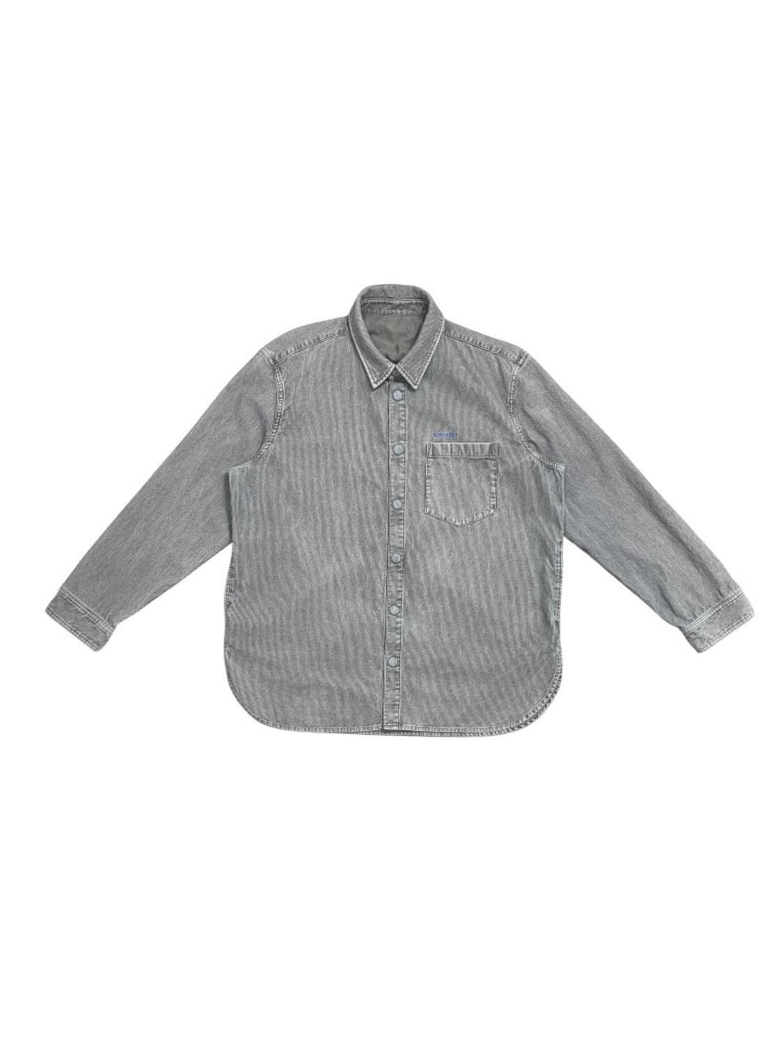 웰던 골덴 셔츠 L 멜란지 그레이 상품이미지2