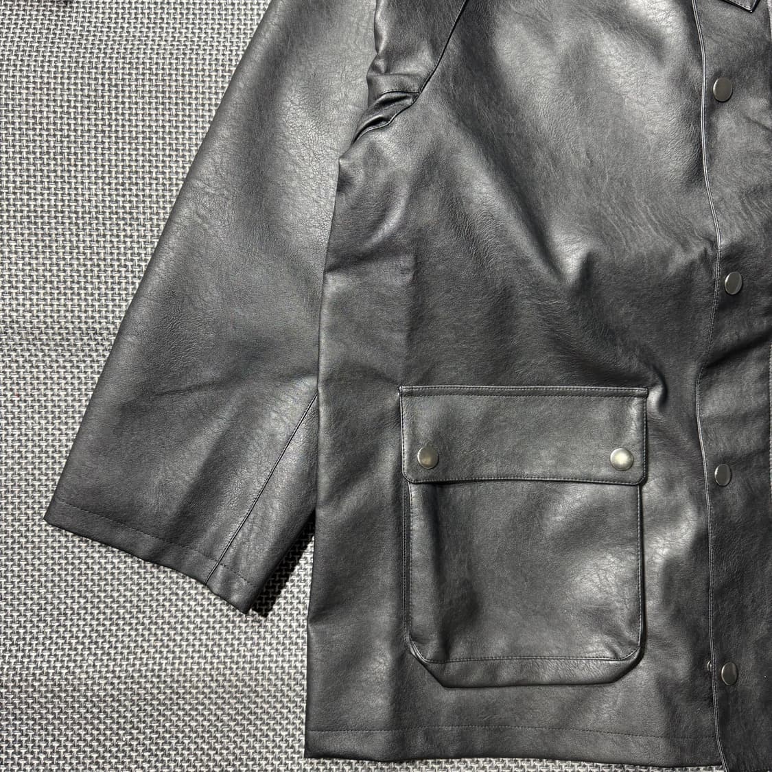 코엔 레더 자켓 블랙 ( L/OLD-8145 ) 상품이미지6