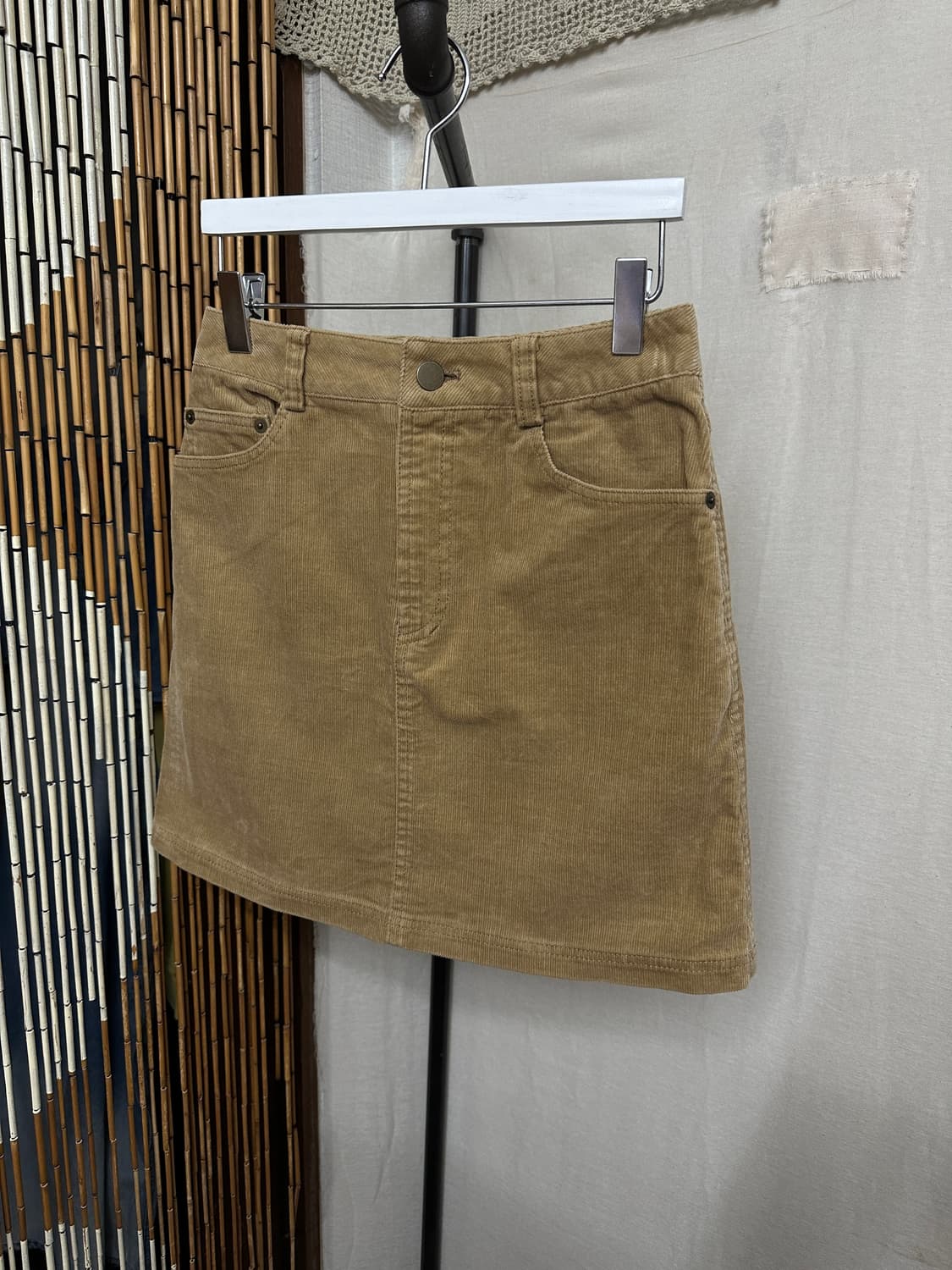 jayro white corduroy skirt 상품이미지1