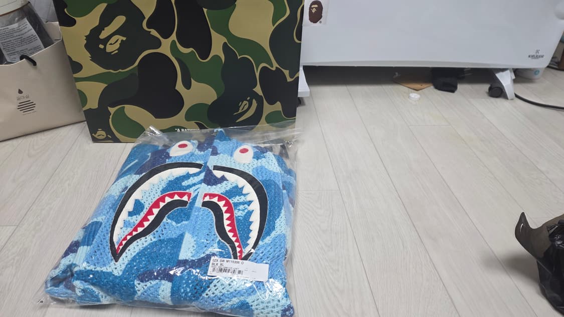 베이프 ABC카모 릴렉스 후드 상품이미지3