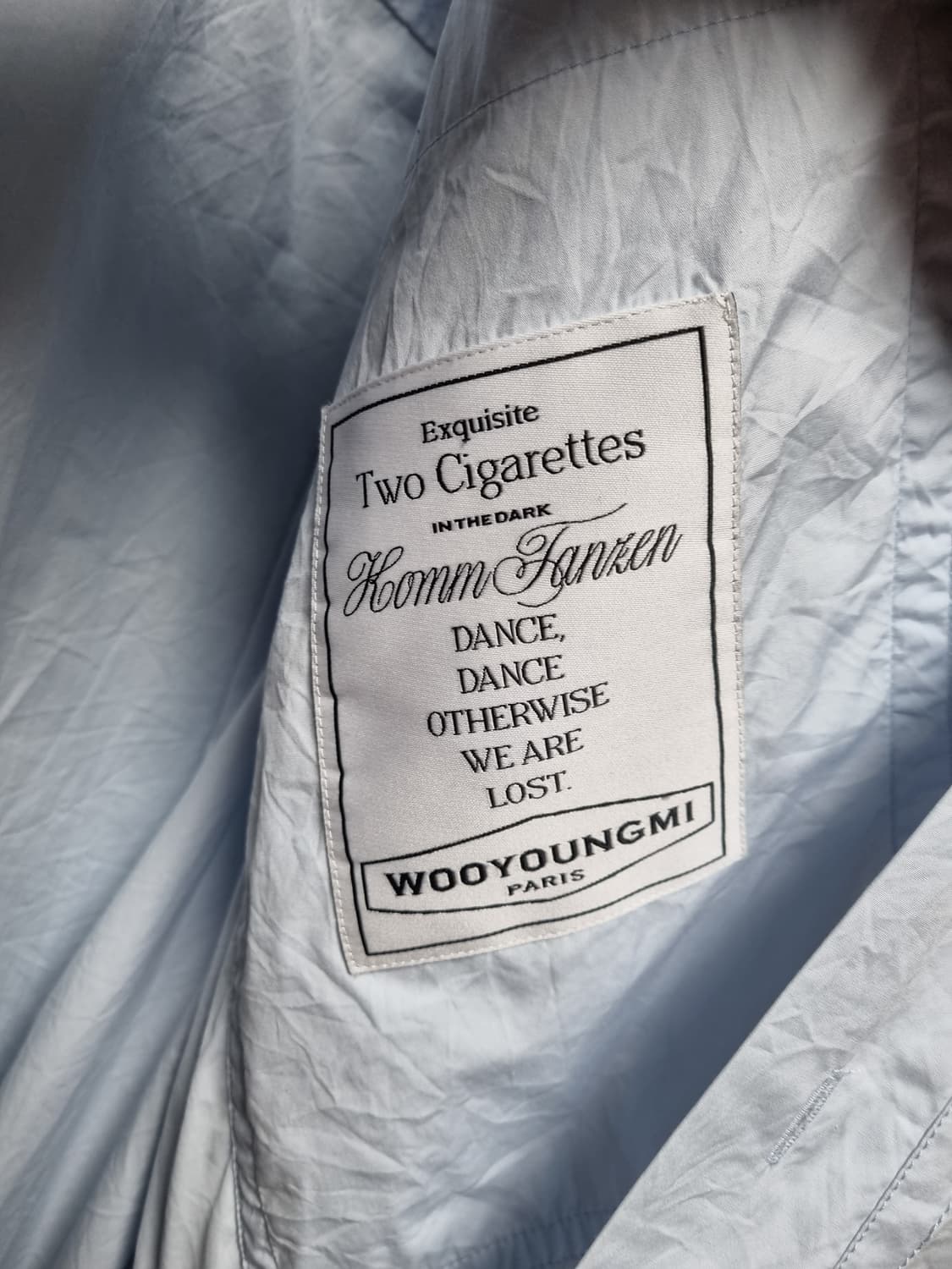 (48) 우영미 턴업셔츠 하늘색 상품이미지4