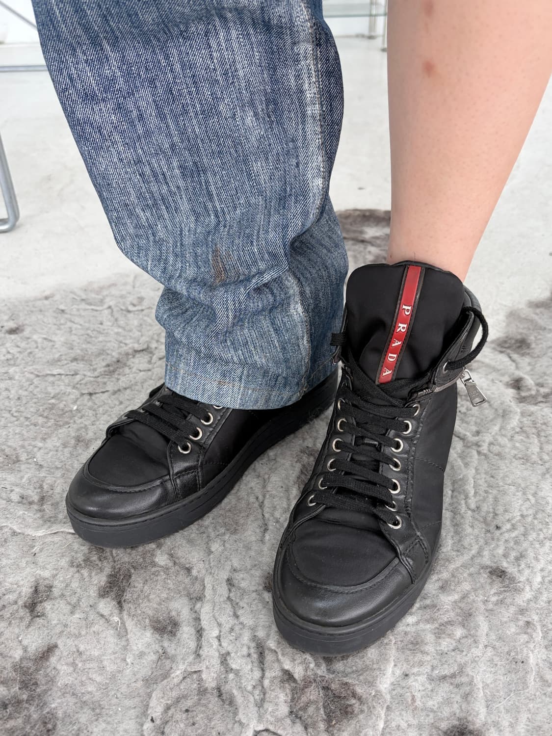 2000’s 프라다 스포츠 지퍼 하이브리드 슈즈 상품이미지2
