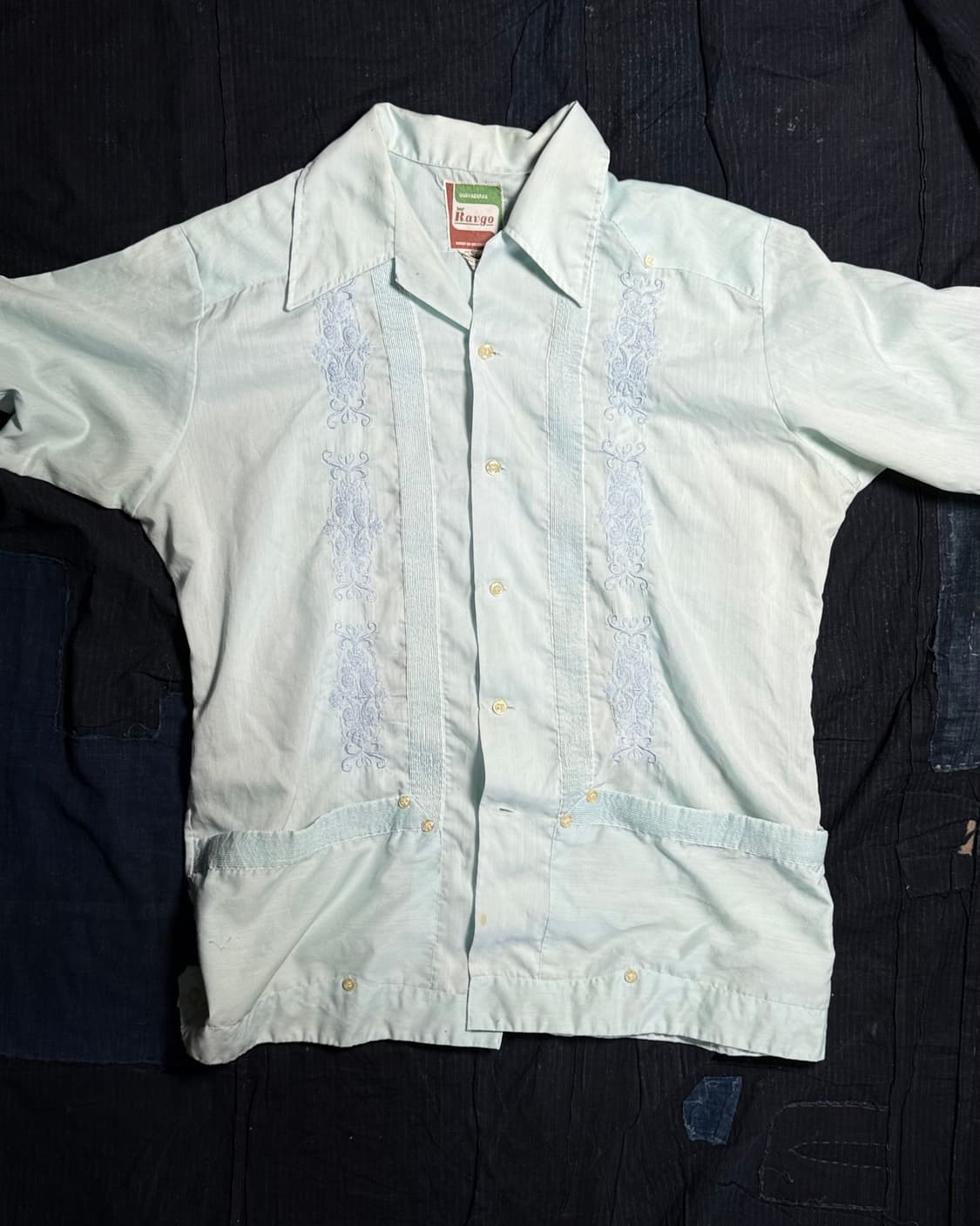 70-80's Revgo 구아야베라 셔츠 L 상품이미지1