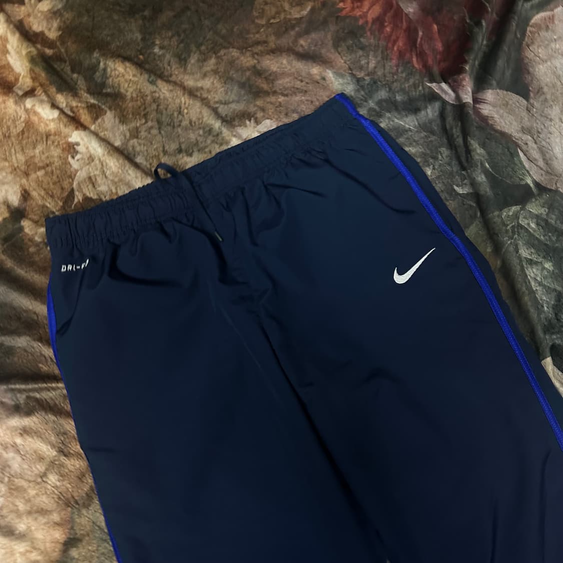 나이키 빈티지 블루 사이드라인 네이비와이드트랙팬츠 XL 상품이미지2