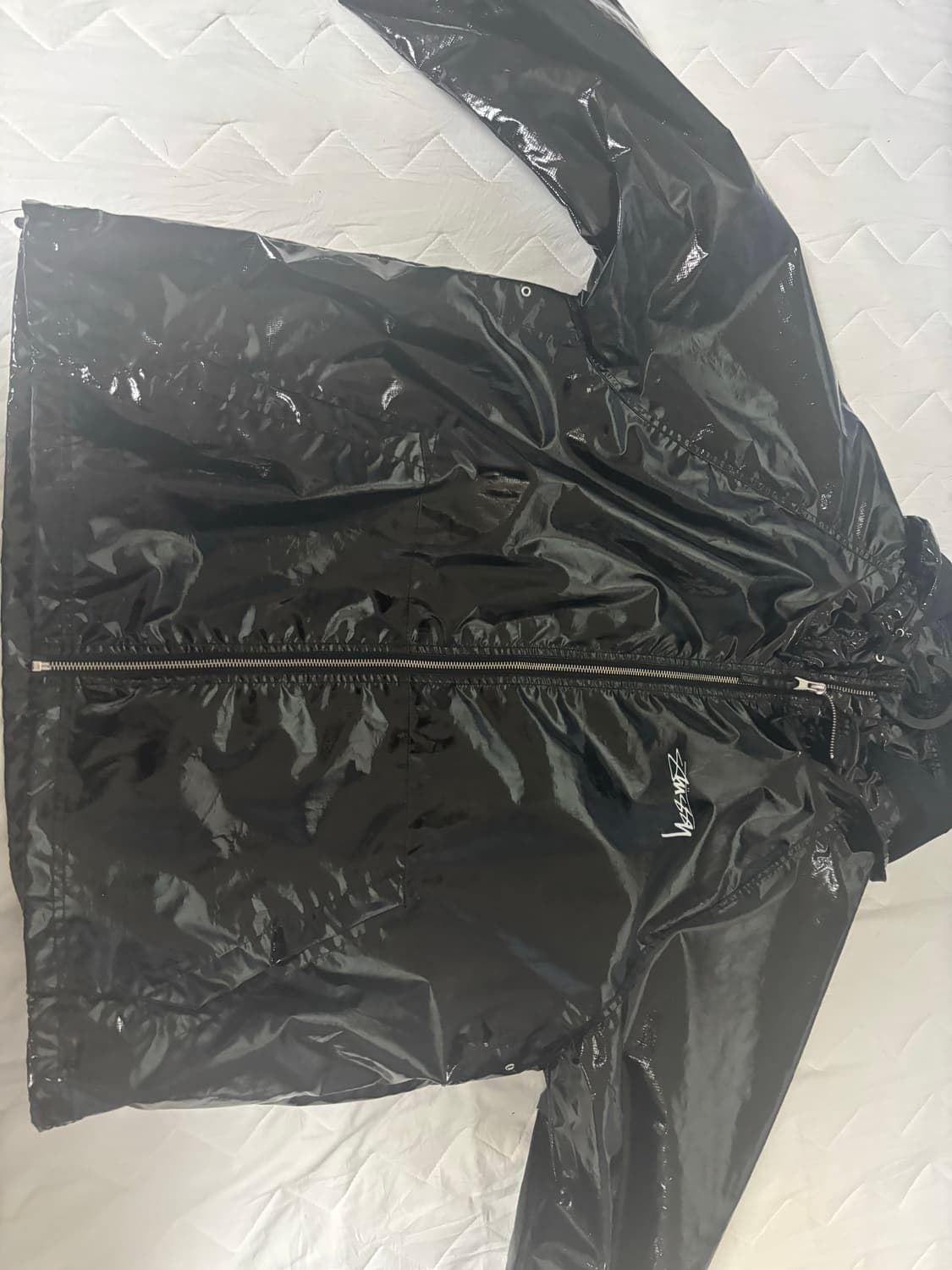 스투시  비치쉘 코티드 립스탑 블랙 xl 상품이미지2