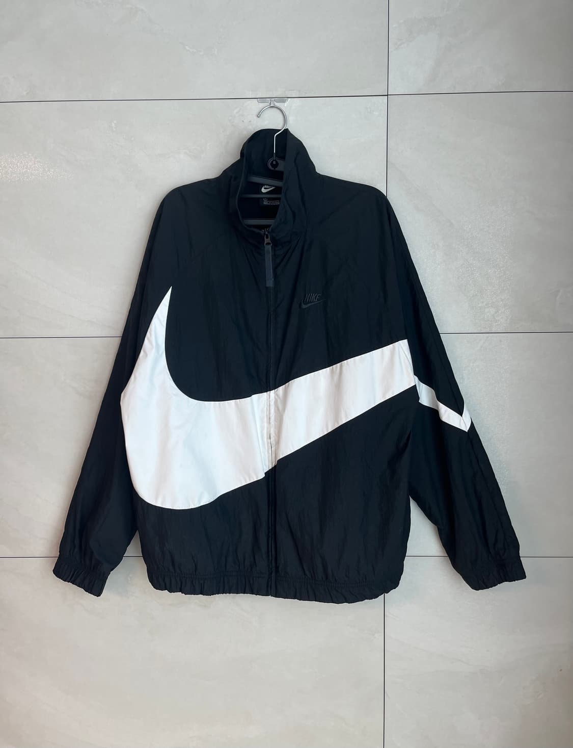 나이키 빅스우시 우븐 바람막이 블랙/화이트 [M] 상품이미지3