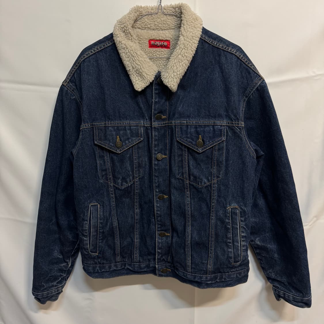 마가진 데님 쉐르파 자켓 상품이미지1