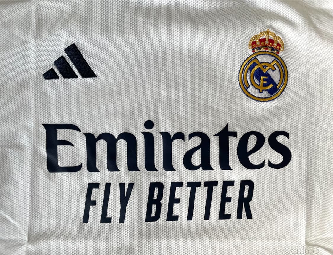 (국내 L) 23-24 레알마드리드 홈 반팔 판매 상품이미지4