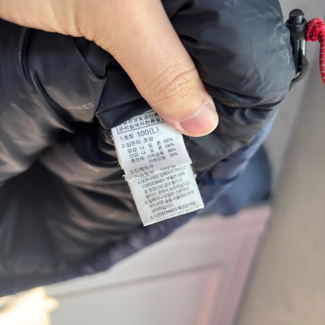노스페이스 700 써밋 윈드스토퍼 구스다운 패딩  상품이미지3