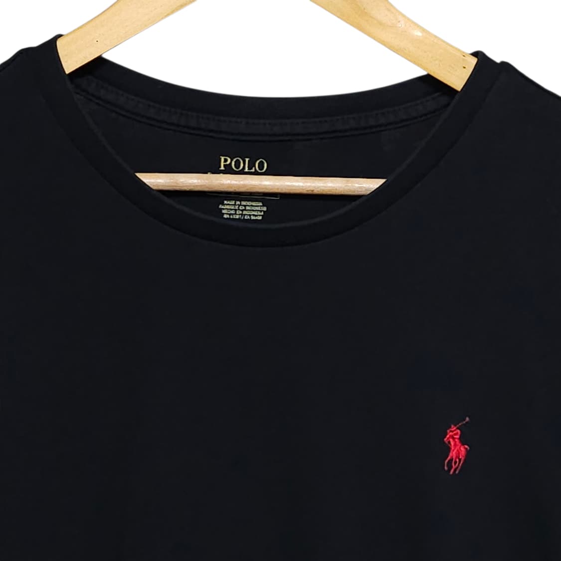 POLO 폴로 랄프로렌 블랙 크루넥 반팔티 105 상품이미지2