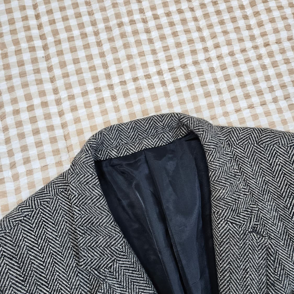 이지오 헨링본 하프코트 남자100 상품이미지2