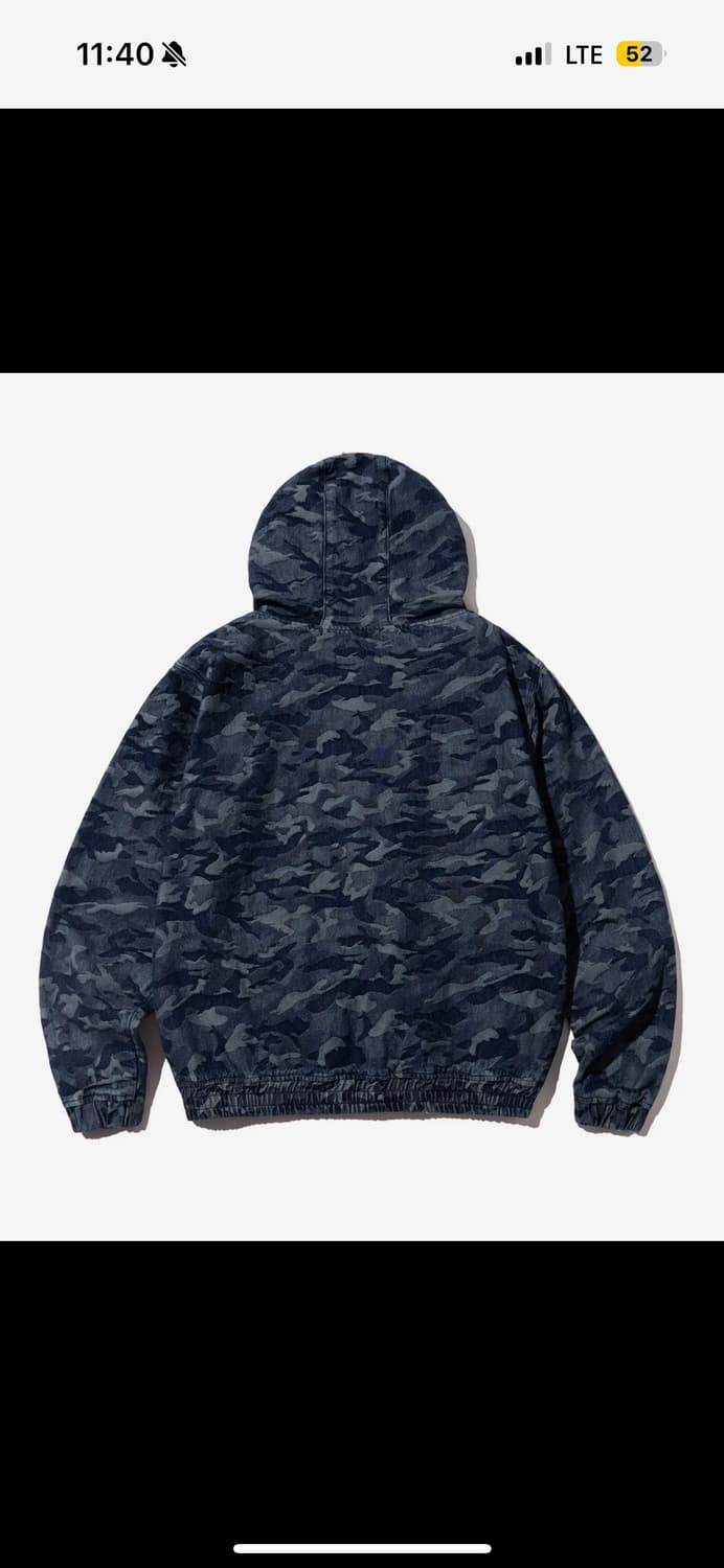 브라운브레스 JACQUARD DENIM JACKET 카모 후드집업 상품이미지2