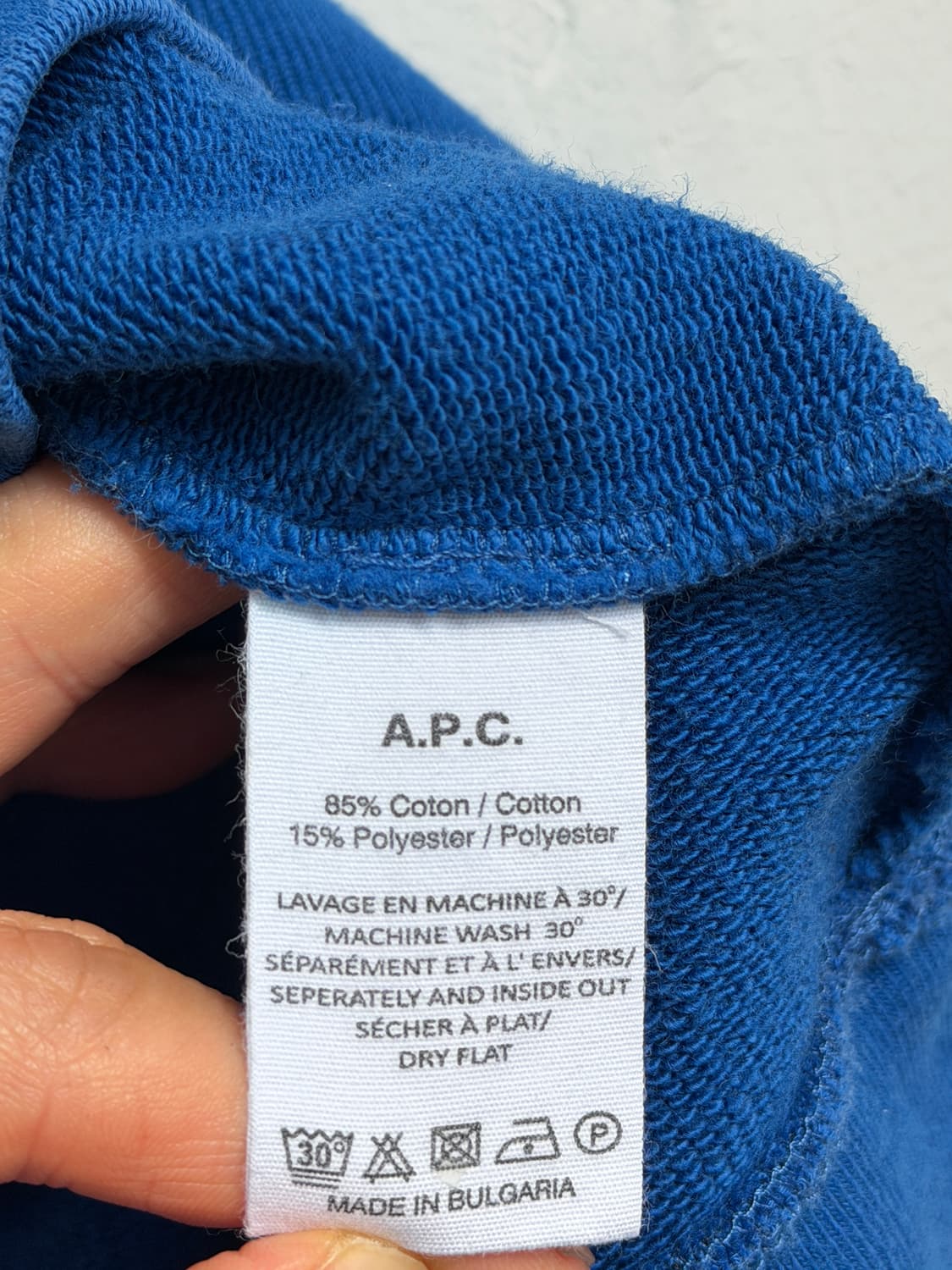A.P.C. 아페쎄 모리스 후드티 블루 XS 상품이미지5