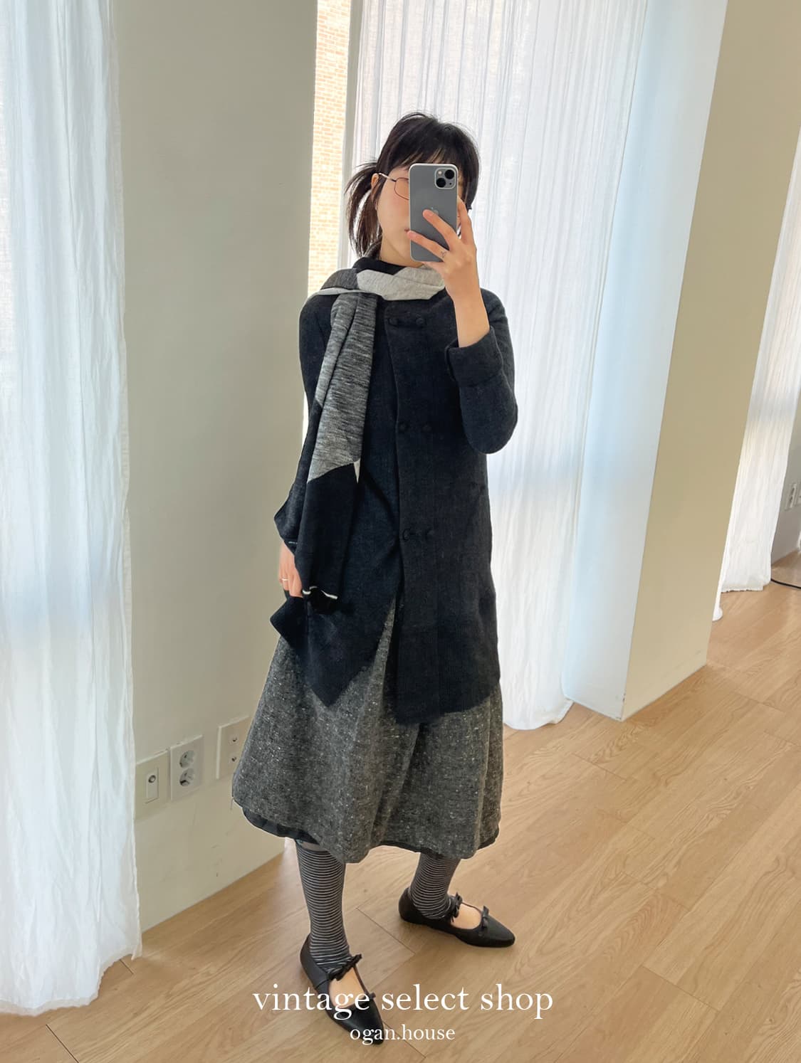 vintage wool coat jacket 상품이미지6