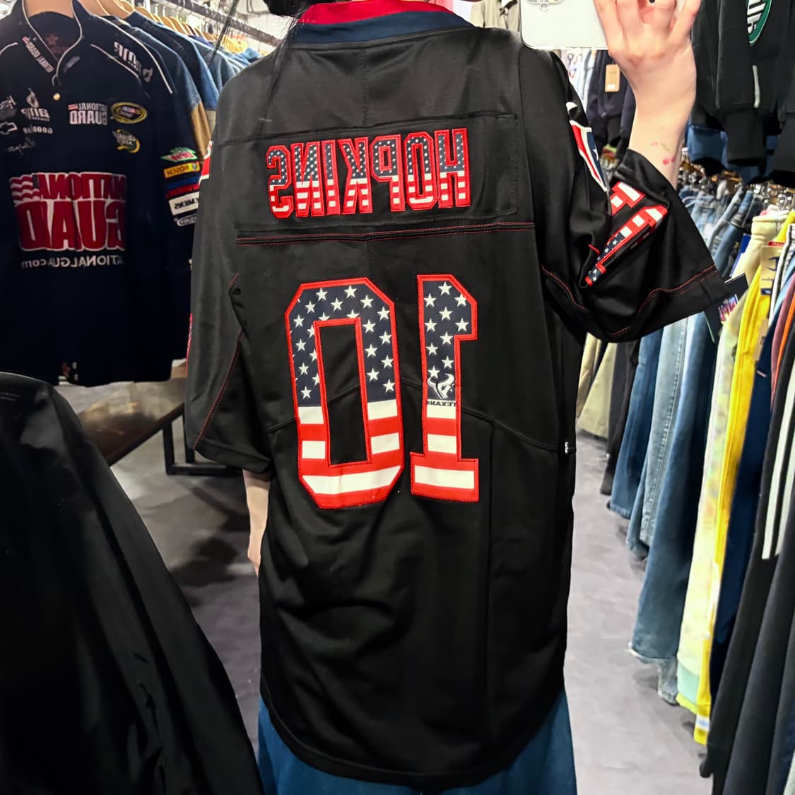 [IM] NFL X NIKE 휴스턴 텍산스 No.10 HOPKINS 블랙 상품이미지6