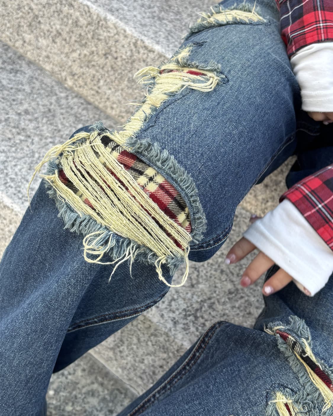 일본빈티지 디스트로이드 진 상품이미지4