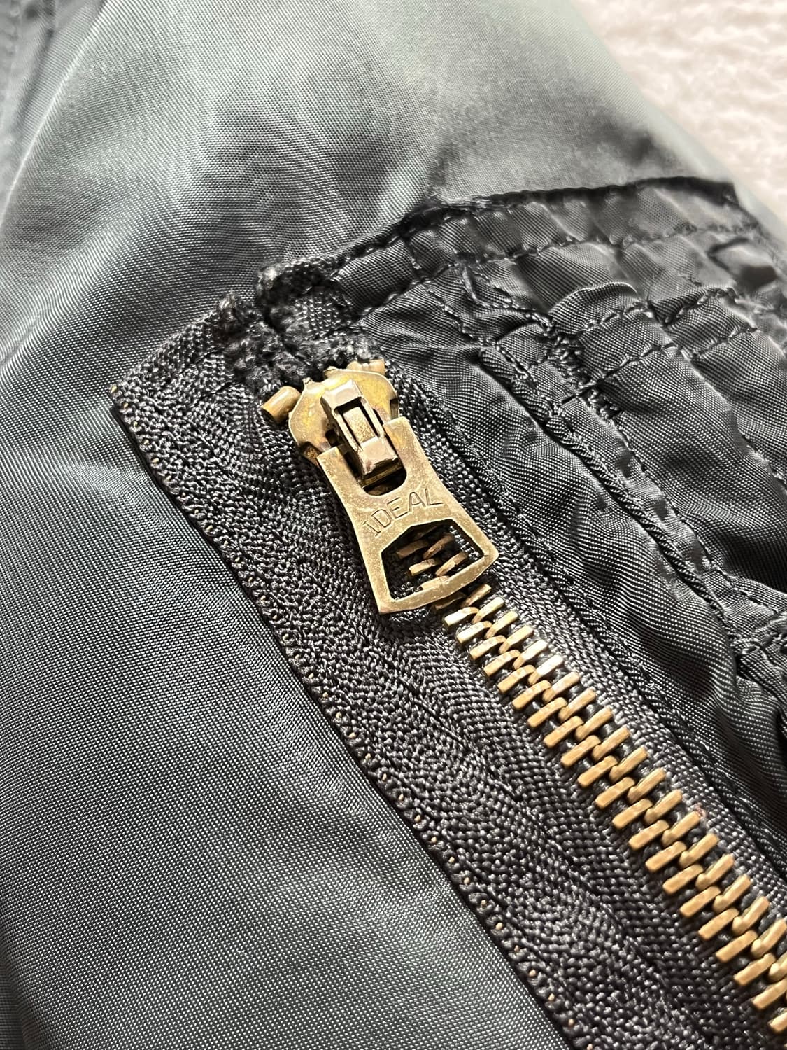 90s USA 알파 MA-1 플라이트 자켓 항공점퍼 상품이미지4