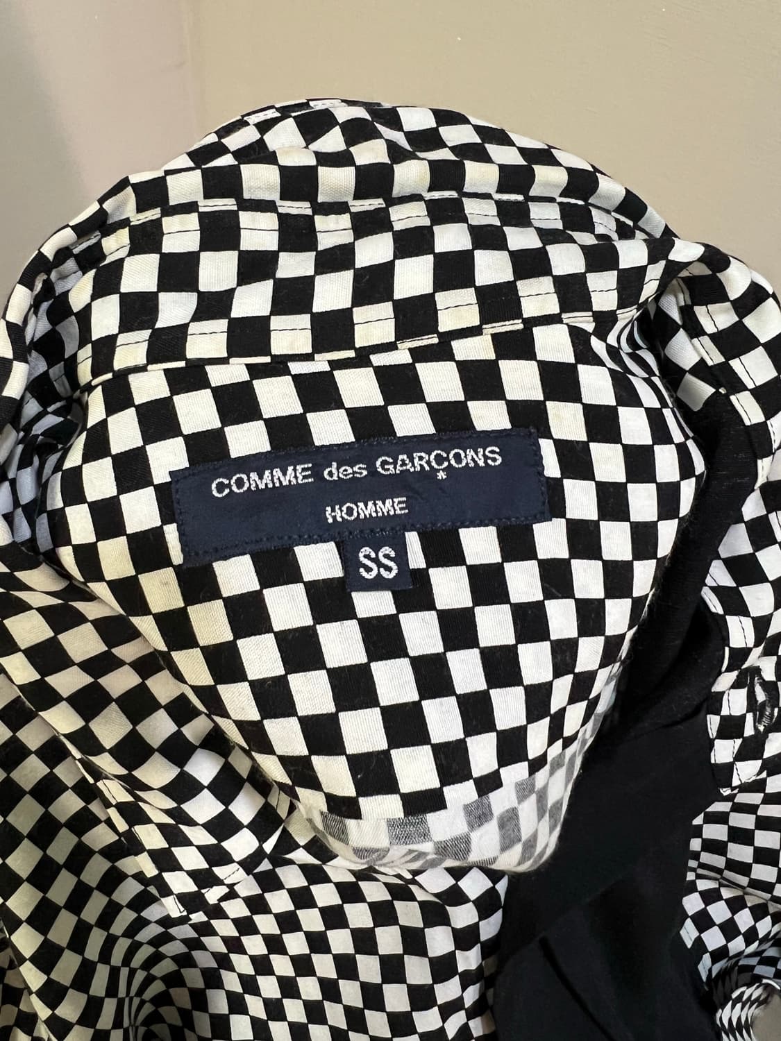 Come des garcons 꼼데가르송 체커보드 셔츠 상품이미지4