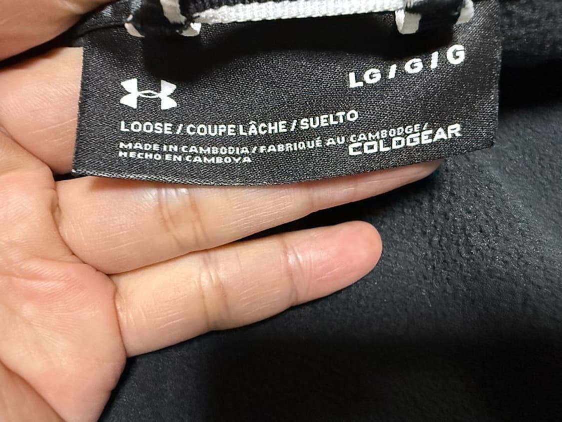 언더아머 후드 집업 자켓 남성용 105사이즈 상품이미지3