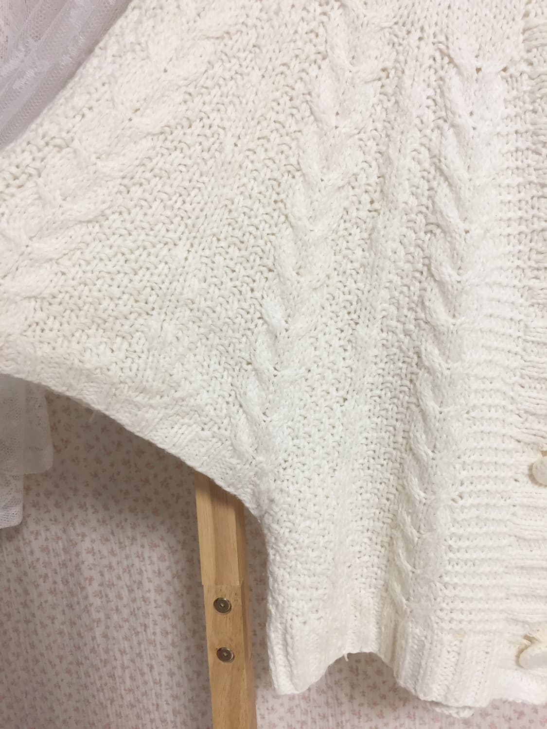 빈티지 모리걸 사와코 니트 가디건 상품이미지3