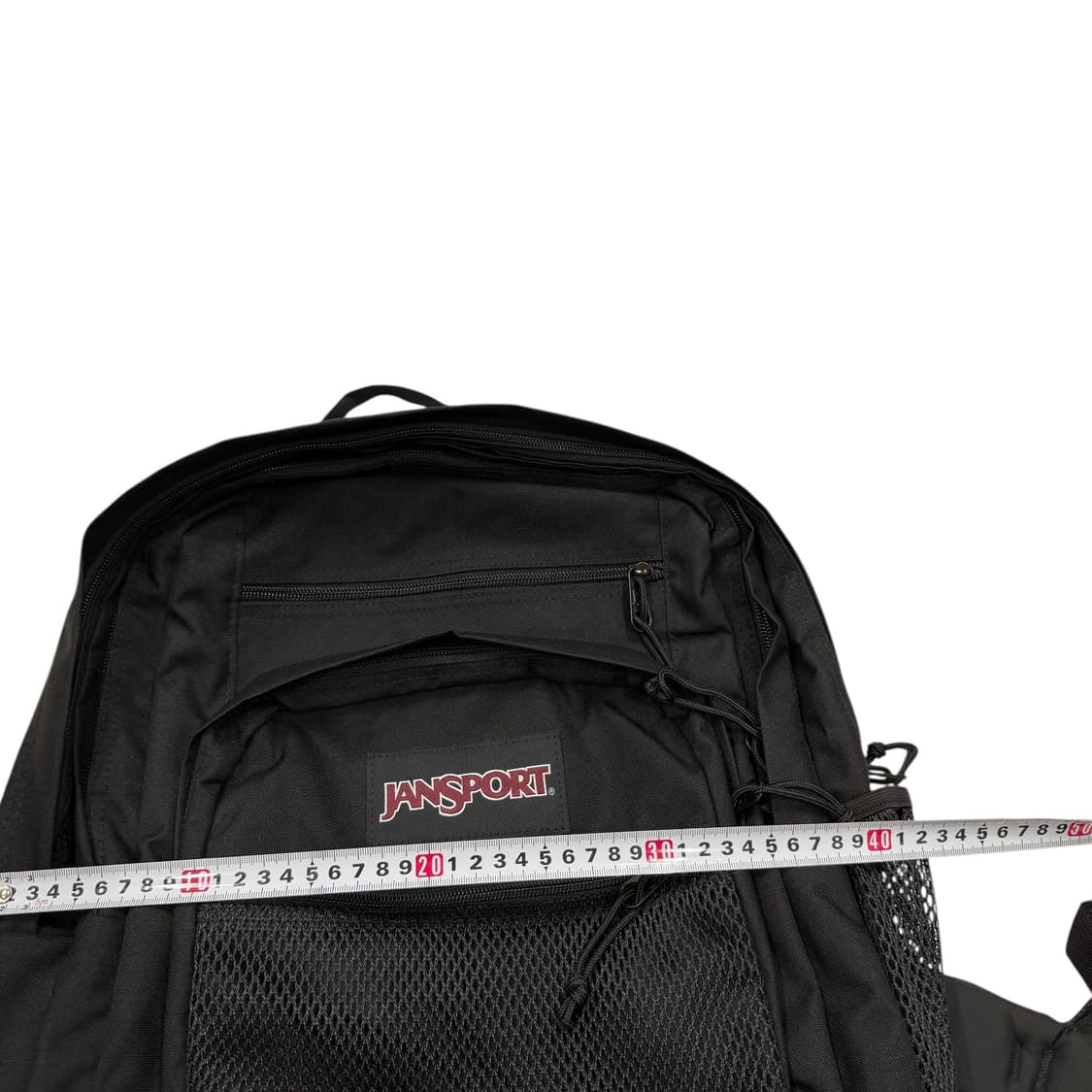 잔스포츠 빈티지 빅캠퍼스 메쉬 포켓 블랙 백팩 가방 상품이미지6