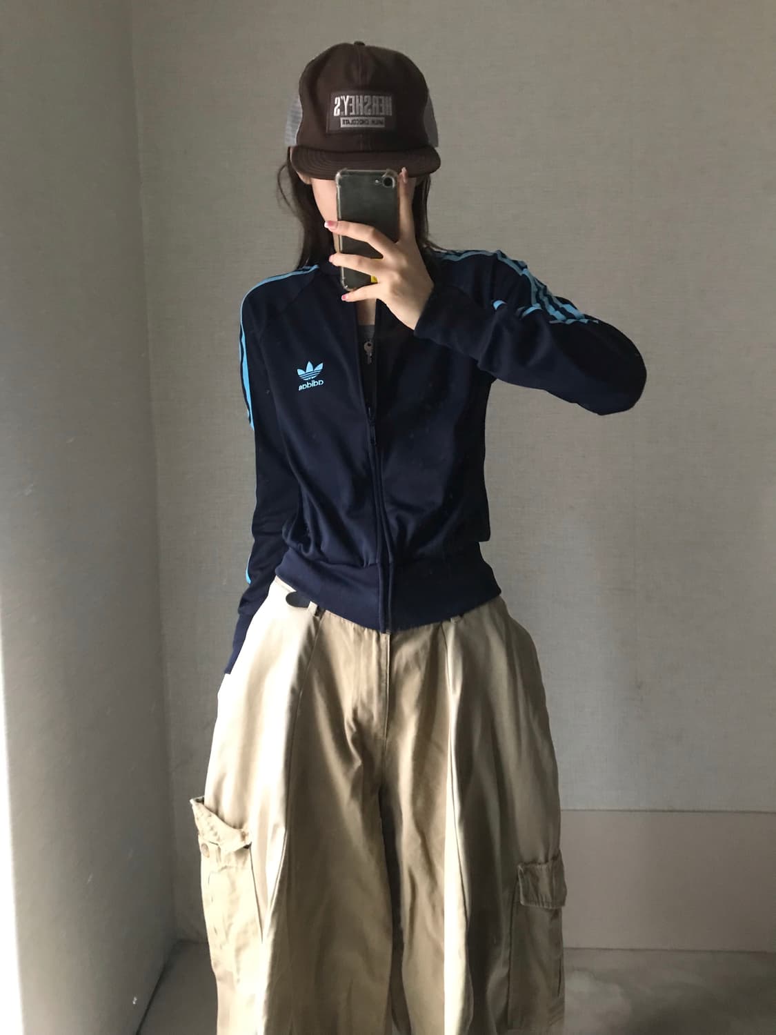 아디다스 네이비 연하늘 져지 상품이미지4