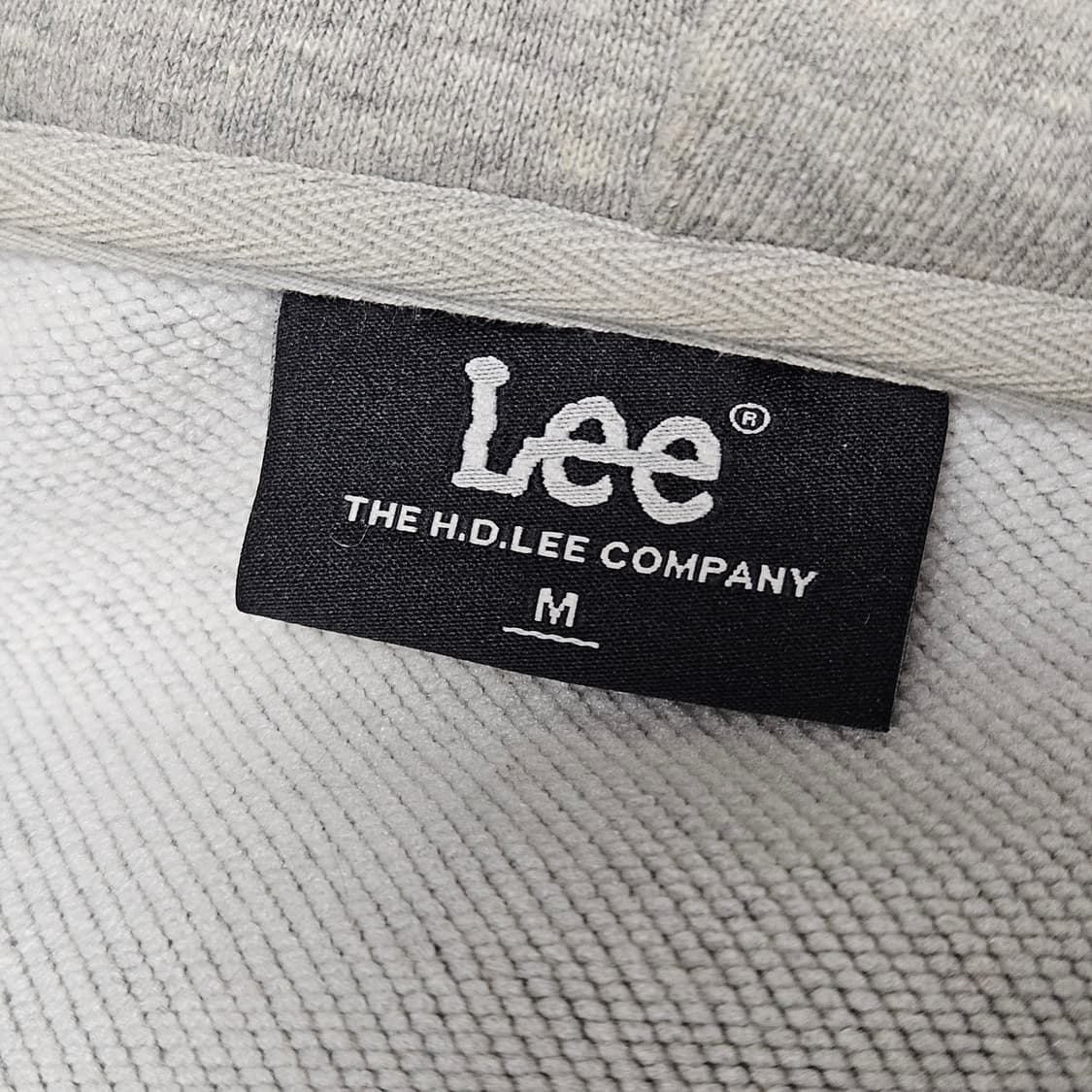 M ) Lee 스티치 로고 오버핏 후드 집업 상품이미지3