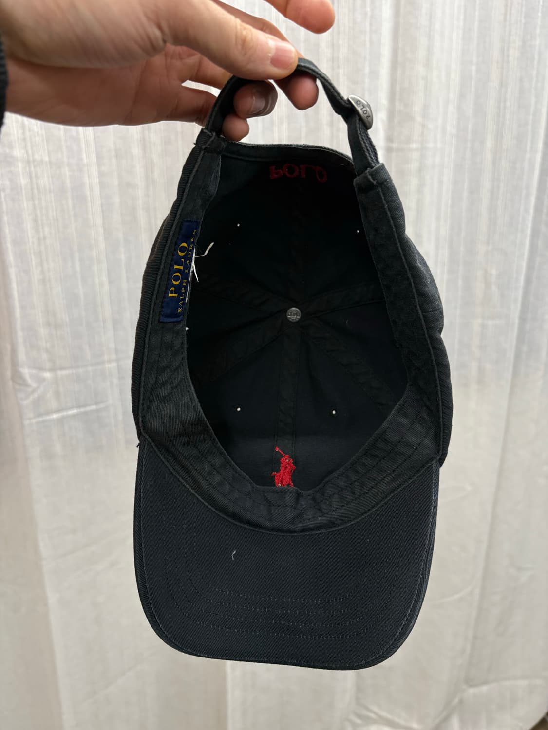 폴로 랄프로렌 볼캡 모자 블랙 상품이미지4