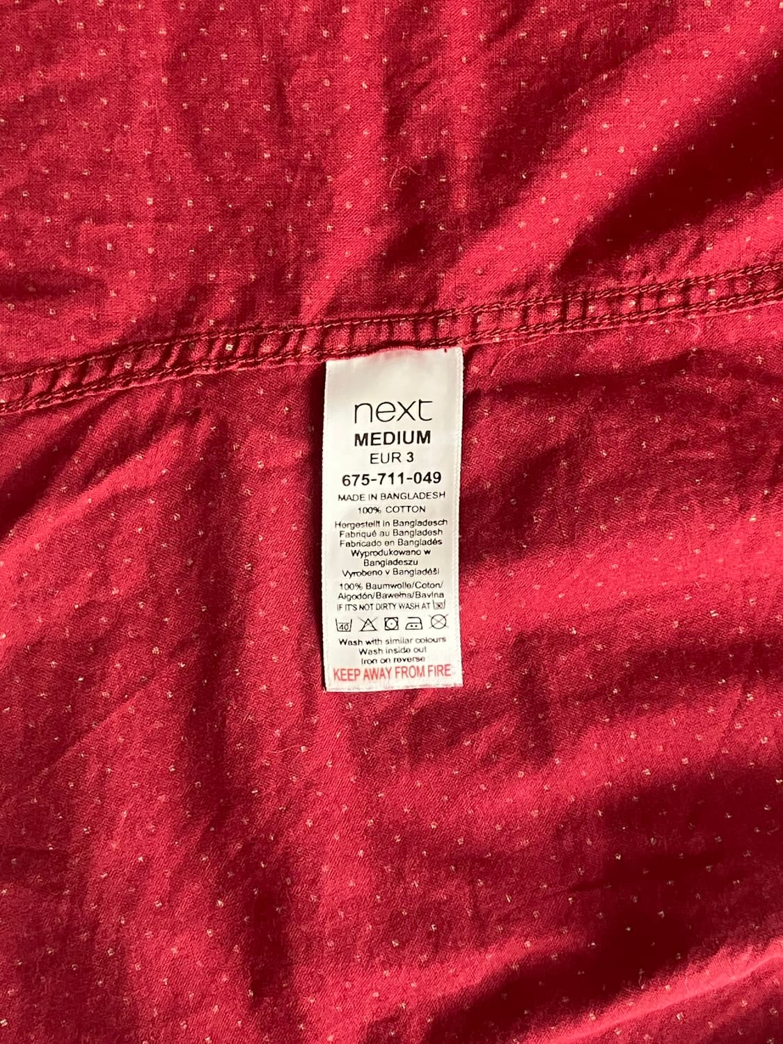 영국 빈티지 도트 반팔 셔츠  상품이미지4