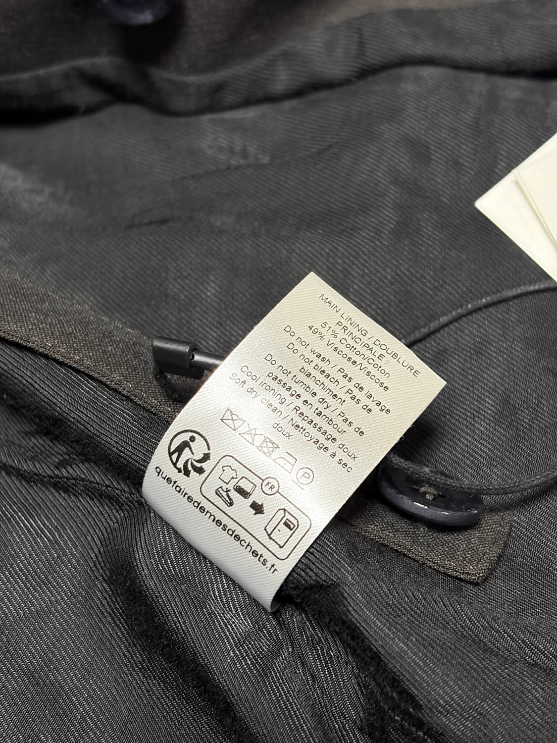 [XL] 르메르 25SS 더블 브레스티드 자켓 다크브라운 상품이미지4