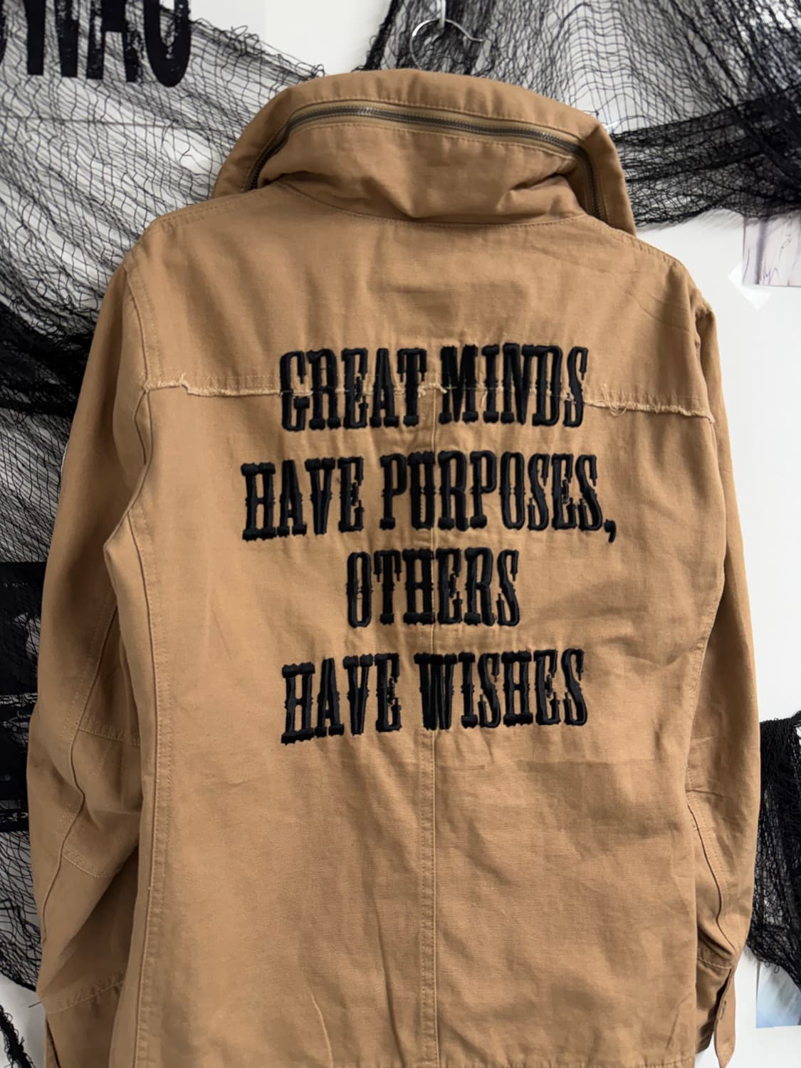 00s lettering detail jacket 상품이미지3
